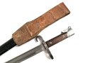 Österreich, Seitengewehr  Modell 1895 Mannlicher mit Koppelschuh für Stutzen, mit Portepeeöse, Hersteller FGGY