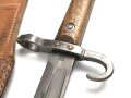 Österreich, Seitengewehr  Modell 1895 Mannlicher mit Koppelschuh für Stutzen, mit Portepeeöse, Hersteller FGGY