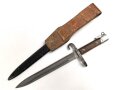 Österreich, Seitengewehr  Modell 1895 Mannlicher mit Koppelschuh für Stutzen, mit Portepeeöse, Hersteller FGGY