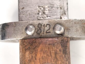 Österreich, Seitengewehr  Modell 1895 Mannlicher  für Stutzen, ohne Hilfskorn  Hersteller FGGY,