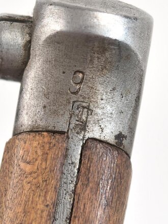 Österreich, Seitengewehr  Modell 1895 Mannlicher  für Stutzen, ohne Hilfskorn  Hersteller FGGY,