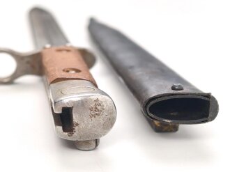Österreich, Seitengewehr  Modell 1895 Mannlicher  für Stutzen, ohne Hilfskorn  Hersteller FGGY,
