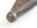 Österreich, Seitengewehr  Modell 1895 Mannlicher  für Stutzen, ohne Hilfskorn  Hersteller OEWG, Reste grüner Originallack auf Scheide