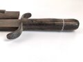 Österreich, Pionierfaschinenmesser Modell 1915  mit Scheide, Klinge  mit Doppeladler und R gestempelt, ungereinigt