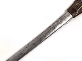 Frankreich, Scheide mit Koppelschuh für Chassepot-Seitengehr Modell 1866