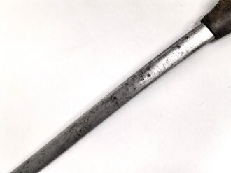 Frankreich, Scheide mit Koppelschuh für Chassepot-Seitengehr Modell 1866