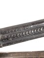 Italien, Seitengewehr Modell 1891/97 Carcano für Truppi Speziali für Gewehr Moschetto TS, Hersteller MA, Lederschride mit Messingbeschlägen, ungereinigt