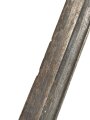 Italien, Seitengewehr Modell 1891/97 Carcano für Truppi Speziali für Gewehr Moschetto TS, Hersteller MA, Lederschride mit Messingbeschlägen, ungereinigt