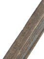 Italien, Seitengewehr Modell 1891/97 Carcano für Truppi Speziali für Gewehr Moschetto TS, Hersteller MA, Lederschride mit Messingbeschlägen, ungereinigt