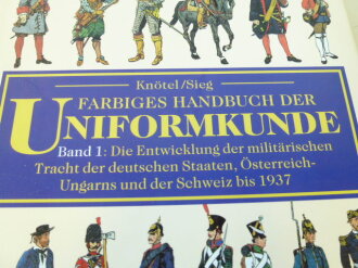 Farbiges Handbuch der Uniformkunde, Band 1+2, sehr guter Zustand