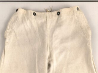 Kriegsmarine, weisse Klapphose für Mannschaften....