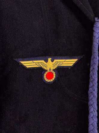 Kriegsmarine, blaues Hemd für einen Matrosengefreiten. Guter Zustand, mit Hersteller und Reichsbetriebsnummer, der Brustadler original vernäht
