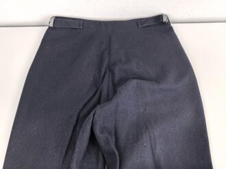 Kriegsmarine,  blaue Klapphose für Mannschaften. Eigentumstück in sehr gutem Zustand