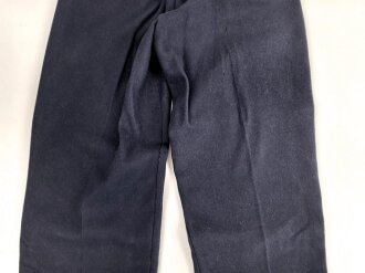 Kriegsmarine,  blaue Klapphose für Mannschaften. Eigentumstück in sehr gutem Zustand