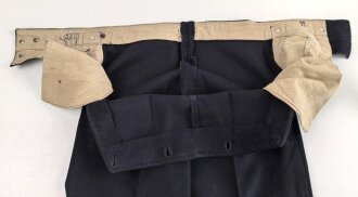 Kriegsmarine,  blaue Klapphose für Mannschaften. Kammerstück von 1939 ? in gutem Zustand