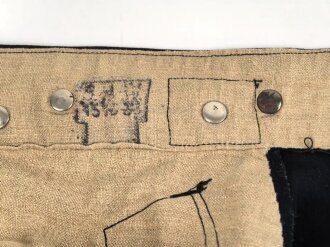 Kriegsmarine,  blaue Klapphose für Mannschaften. Kammerstück von 1939 ? in gutem Zustand