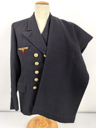 Kriegsmarine,  dunkelblaues Jackett mit zugehöriger...