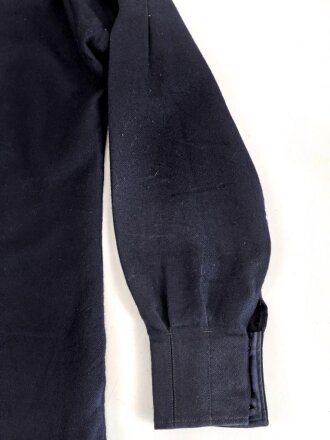 Kriegsmarine,  blaues Hemd für Mannschaften, wohl ungetragen, der Brustadler original vernäht