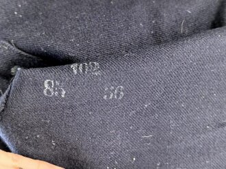 Kriegsmarine,  blaues Hemd für Mannschaften, wohl ungetragen, der Brustadler original vernäht