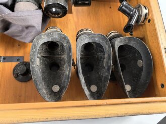 Sauerstoff Behandlungsgerät 38 ( o.Fl.) Sehr guter Zustand, ungereinigt. Gebrauchsanweisung von Havlicek Prag. Luftwaffenblauer Originallack