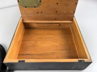 Sauerstoff Behandlungsgerät 38 ( o.Fl.) Sehr guter Zustand, ungereinigt. Gebrauchsanweisung von Havlicek Prag. Luftwaffenblauer Originallack