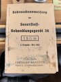 Sauerstoff Behandlungsgerät 38 ( o.Fl.) Sehr guter Zustand, ungereinigt. Gebrauchsanweisung von Havlicek Prag. Luftwaffenblauer Originallack