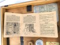 Sauerstoff Behandlungsgerät 38 ( o.Fl.) Sehr guter Zustand, ungereinigt. Gebrauchsanweisung von Havlicek Prag. Luftwaffenblauer Originallack