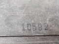 Sauerstoff Behandlungsgerät  mit 6 Masken , Auergesellschaft 1938. Transportkasten alt überlackiert und markiert " L.A.B.4"