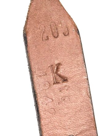 Tornisterriemen Wehrmacht datiert 1942, wohl ungebraucht