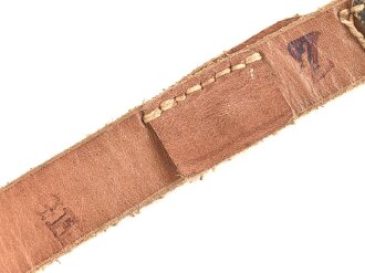 Tornisterriemen Wehrmacht datiert 1941, wohl ungebraucht