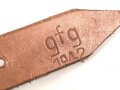 Tornisterriemen Wehrmacht datiert 1942,  wohl ungebraucht