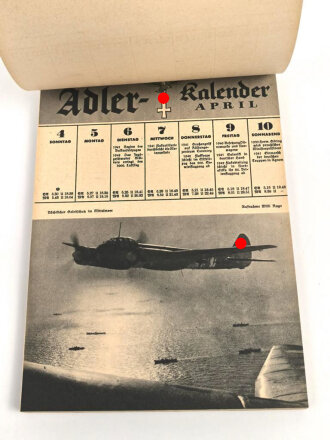 "Adler Kalender 1943" DIN A5, guter Zustand