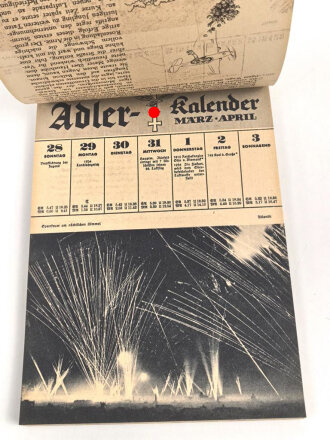 "Adler Kalender 1943" DIN A5, guter Zustand