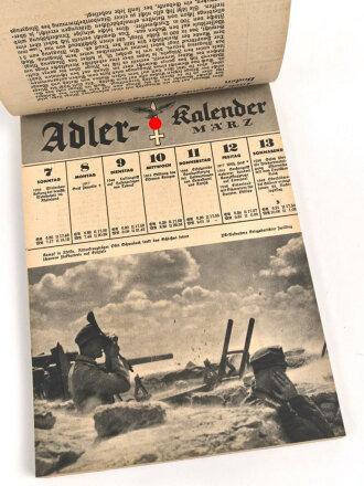 "Adler Kalender 1943" DIN A5, guter Zustand