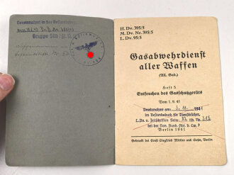 H.Dv. 395/5 "Gasabwehrdienst aller Waffen, Heft 5...