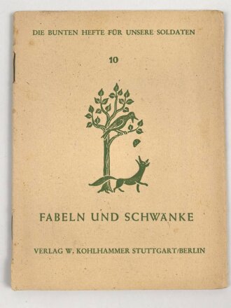 Feldpost Heft "Fabeln und Schwänke" Die...
