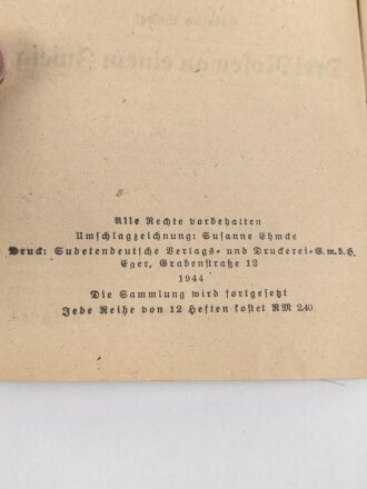 Feldpost Heft "Drei Rosen an einem Zweig" Die bunten Hefte für unsere Soldaten 113, 48 Seiten, DIN A6