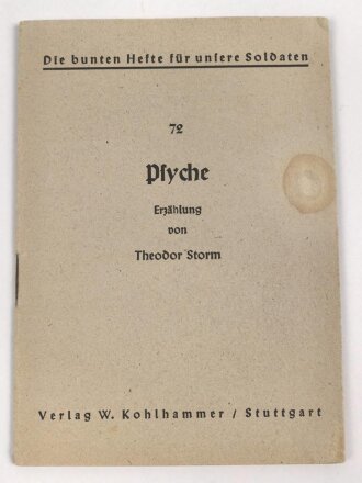Feldpost Heft "Psyche" Die bunten Hefte...