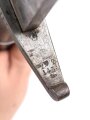 Württemberg, Faschinenmesser Modell 1829 , typisches Stahlgefäß, verschiedene Truppenstempel, ohne Herstellermarke, Lederscheide  fest, ungereinigt