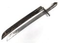 Württemberg, Faschinenmesser Modell 1829 , typisches Stahlgefäß, verschiedene Truppenstempel, ohne Herstellermarke, Lederscheide  fest, ungereinigt