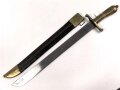 Preußen, Faschinenmesser für Füsiliere  Modell 1787 neuer Art, Eigentumstück ohne Stempelmarken, Klingenlänge 47 cm, Griffstück ohne Nieten mit 18 Rippen,
