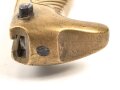 Preußen, Seitengewehr für Füsiliere  Modell 1860, ohne Scheide, Truppenstempel, Abnahmestempel auf Parierstange W 68, Solinger Herstellermarke, Klingenlänge 50,3 cm, Klinge korrodiert, ungereinigt