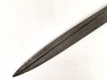 Preußen, Seitengewehr für Füsiliere  Modell 1860, ohne Scheide, Truppenstempel, Abnahmestempel auf Parierstange W 68, Solinger Herstellermarke, Klingenlänge 50,3 cm, Klinge korrodiert, ungereinigt