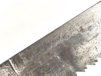 Kaiserreich, Pionierfaschinenmesser mit Säge Modell 1871 aus Modell 1860 gefertigt, Laufring ausgebuchst auf ca 17,3 mm, Suhler Hersteller