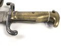 Kaiserreich, Pionierfaschinenmesser mit Säge Modell 1871 aus Modell 1860 gefertigt, Laufring ausgebuchst auf ca 17,3 mm, Suhler Hersteller
