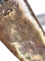 Kaiserreich, Pionierfaschinenmesser mit Säge Modell 1871 aus Modell 1860 gefertigt, Laufring ausgebuchst auf ca 17,3 mm, Suhler Hersteller