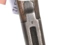 Preussen,  Seitengewehr Modell 71/84   Hersteller Haenel Suhl, verschiedene  Truppenstempel , Abnahme W 88, Reinigungsloch