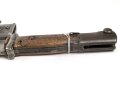 Preussen,  Seitengewehr Modell 71/84   Hersteller Haenel Suhl, verschiedene  Truppenstempel , Abnahme W 88, Reinigungsloch