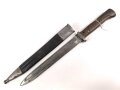 Preussen,  Seitengewehr Modell 71/84   Hersteller Haenel Suhl, verschiedene  Truppenstempel , Abnahme W 88, Reinigungsloch