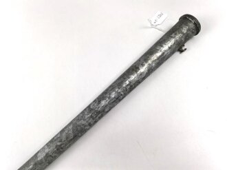 1.Weltkrieg, Kaiserreich, Orgelpfeifenscheide für Ersatzseitengewehre mit dreikantiger Klinge, Kantenöffnung 29cm zu 21cm zu 21cm , neuzeitliche Fertigung
